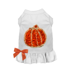 Bark Fifth Avenue Chiffon Rose Halloween Pumpkin Dress Dog Clothes