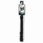 Pet Edge DGR 1in Adjustable Collar Black Collars
