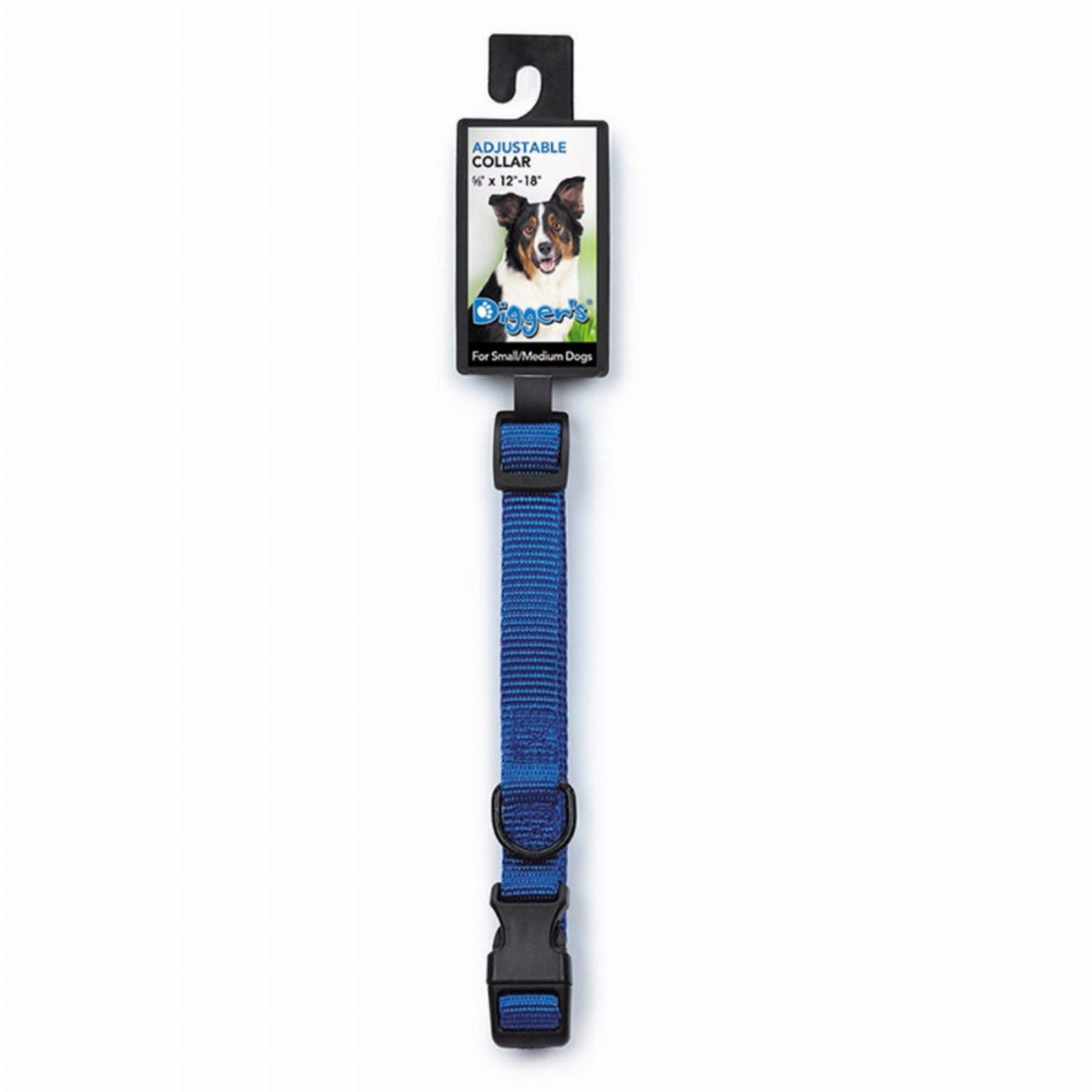Pet Edge DGR 5/8in Adjustable Collar Blue Collars