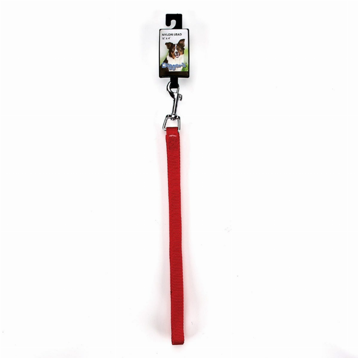 Pet Edge DGR 5/8in Nylon Lead 48in Red Leads
