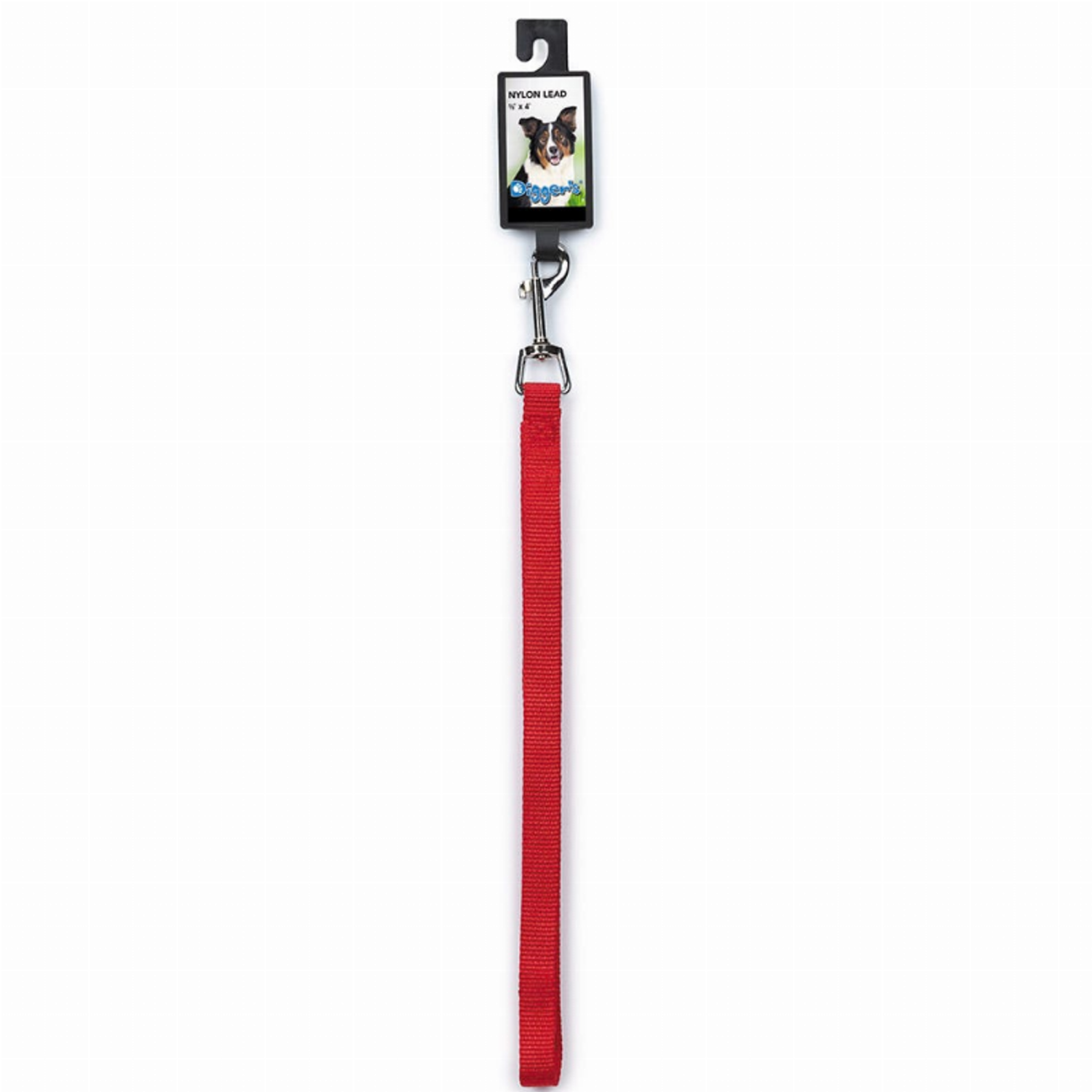 Pet Edge DGR 5/8in Nylon Lead 72in Red Leads
