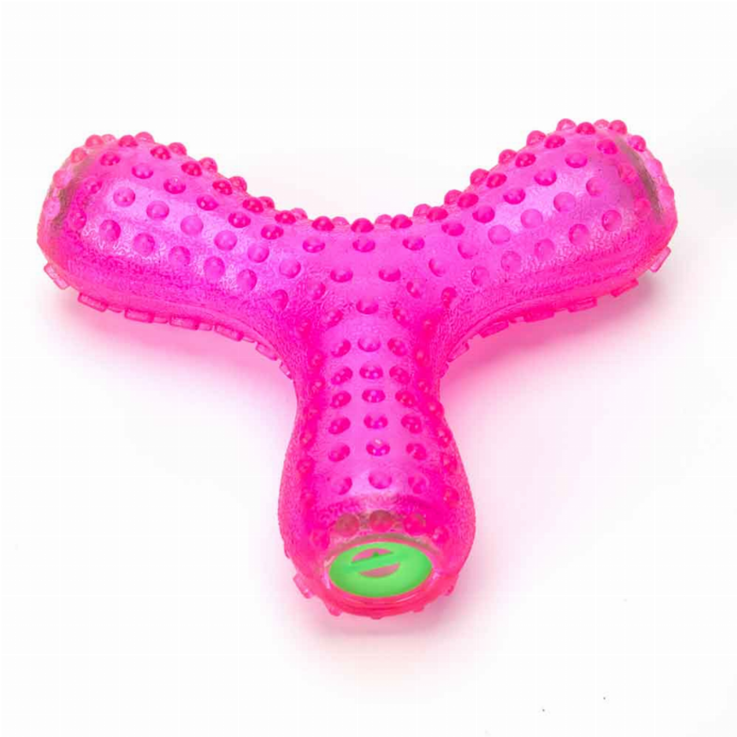 Pet Edge TPR Pet Edge DGR Giggle Wish Bone Pink TPR