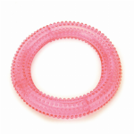 Pet Edge DGR Treat Ring Clear Red TPR