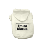 Bark Fifth Avenue DIOR-able Hoodie Dog Clothes