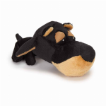 Pet Edge Digger's FatHedz Mini Doberman Unstuffies