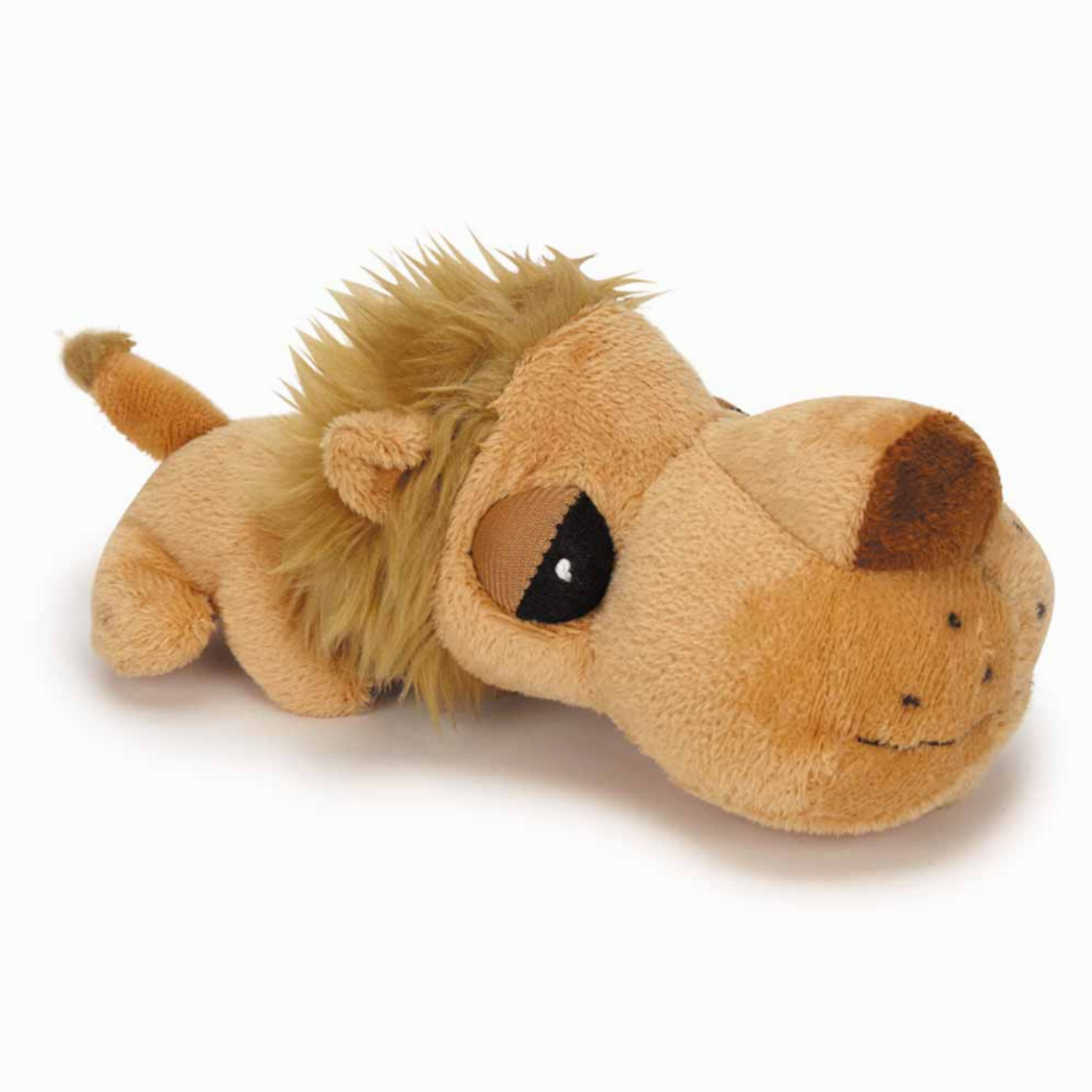 Pet Edge Unstuffies Pet Edge Digger's FatHedz Mini Lion Unstuffies