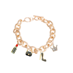 Bark Fifth Avenue Diva Charm Necklace Dog Collars