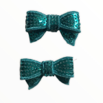 Bark Fifth Avenue Mini Sequin Hair Bow Clips Pet Accessories