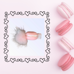Bark Fifth Avenue Mink PomPom Macaroon Dog Hair Clip Pet Accessories