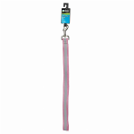 Pet Edge GG Reflective Lead 6Ftx1In Pnk Leads