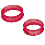 Pet Edge HR Rubber Finger Ring Red Shears