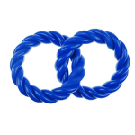 Pet Edge IF TPR 2 Rings Blu Rope