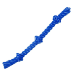 Pet Edge IF TPR 3-Knot TPR Rope Blu Rope