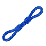Pet Edge IF TPR Double Fist Tug Blu Rope