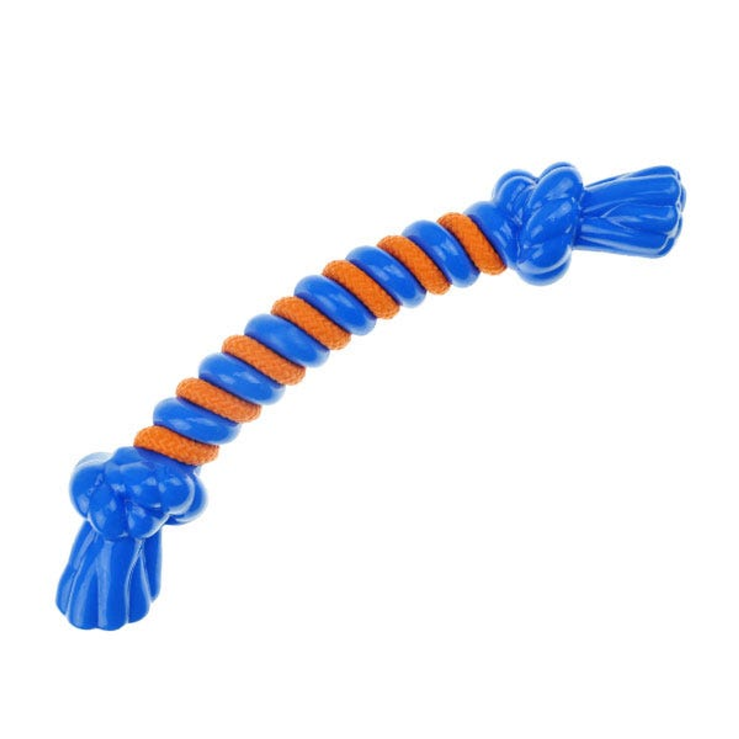 Pet Edge Rope Pet Edge IF TPR/Rope Bone Lrg Blu Rope