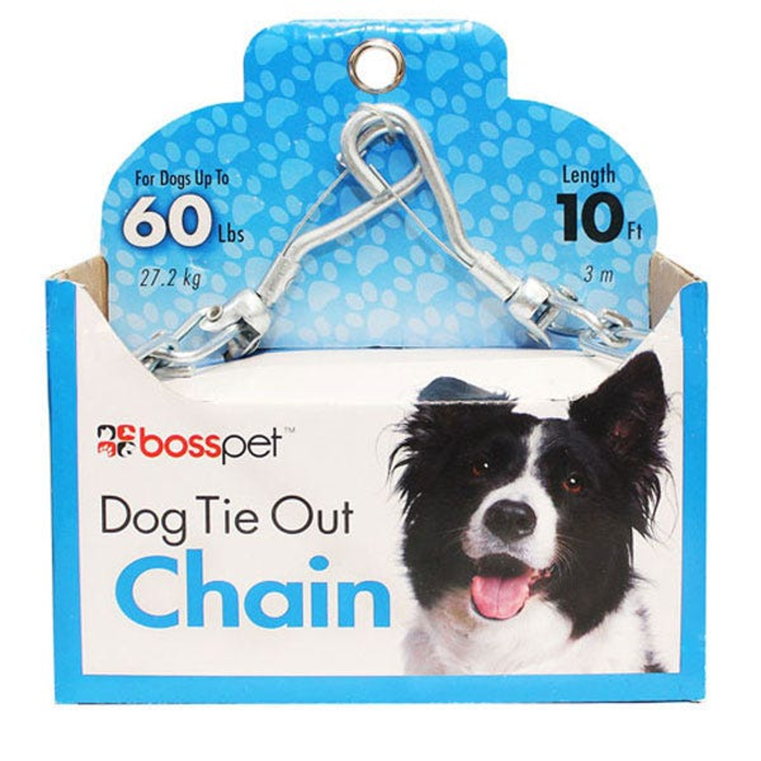 Pet Edge Large Dog Twist Chain 3.5mm x 20ft Tie-Outs