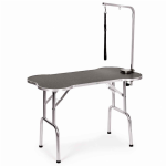 Pet Edge ME Bone Shaped Folding Table 45In Blk Tables