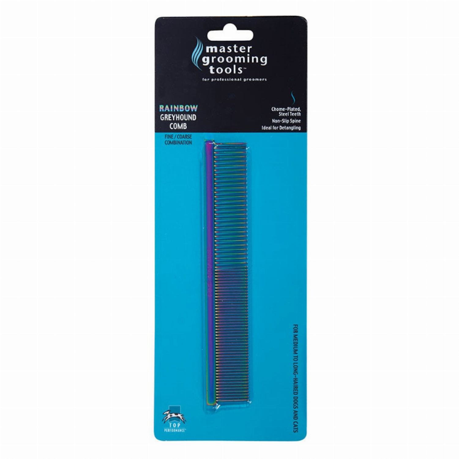 Pet Edge MG Comb Fine/Coarse Rnbw Tools