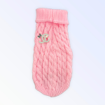 Bark Fifth Avenue My Cozy Chewnel Knit Sweater Dog Clothes
