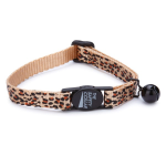Pet Edge MT AnimalPrint Cat Collar 8-12In Chtah Collars