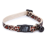Pet Edge MT AnimalPrint Cat Collar 8-12In Grffe Collars