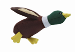 Pet Edge Play 365 Ballistic Duck Green Stuffed Plush
