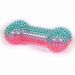 Pet Edge Play 365 Squeaky Spike Bone Blu Stuffed Plush