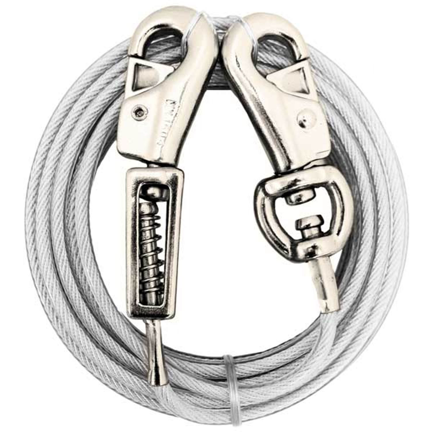 Pet Edge Prestige 15ft XL Dog Tie-out w Spring Tie-Outs