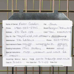 Pet Edge PS Metal ID Card Holders 3x5In ProCages & Kennels