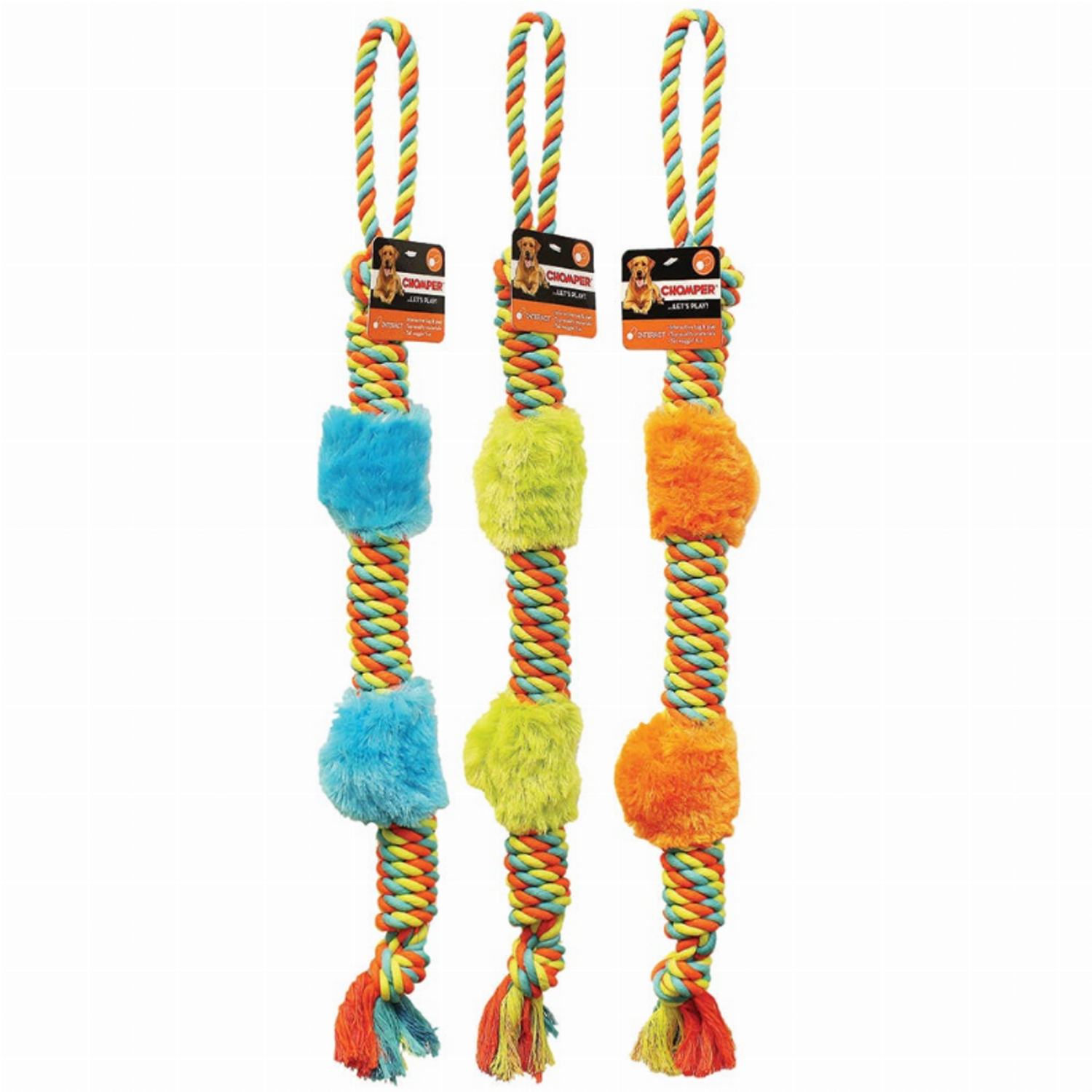 Pet Edge CHP Plush Rope Tug Rope
