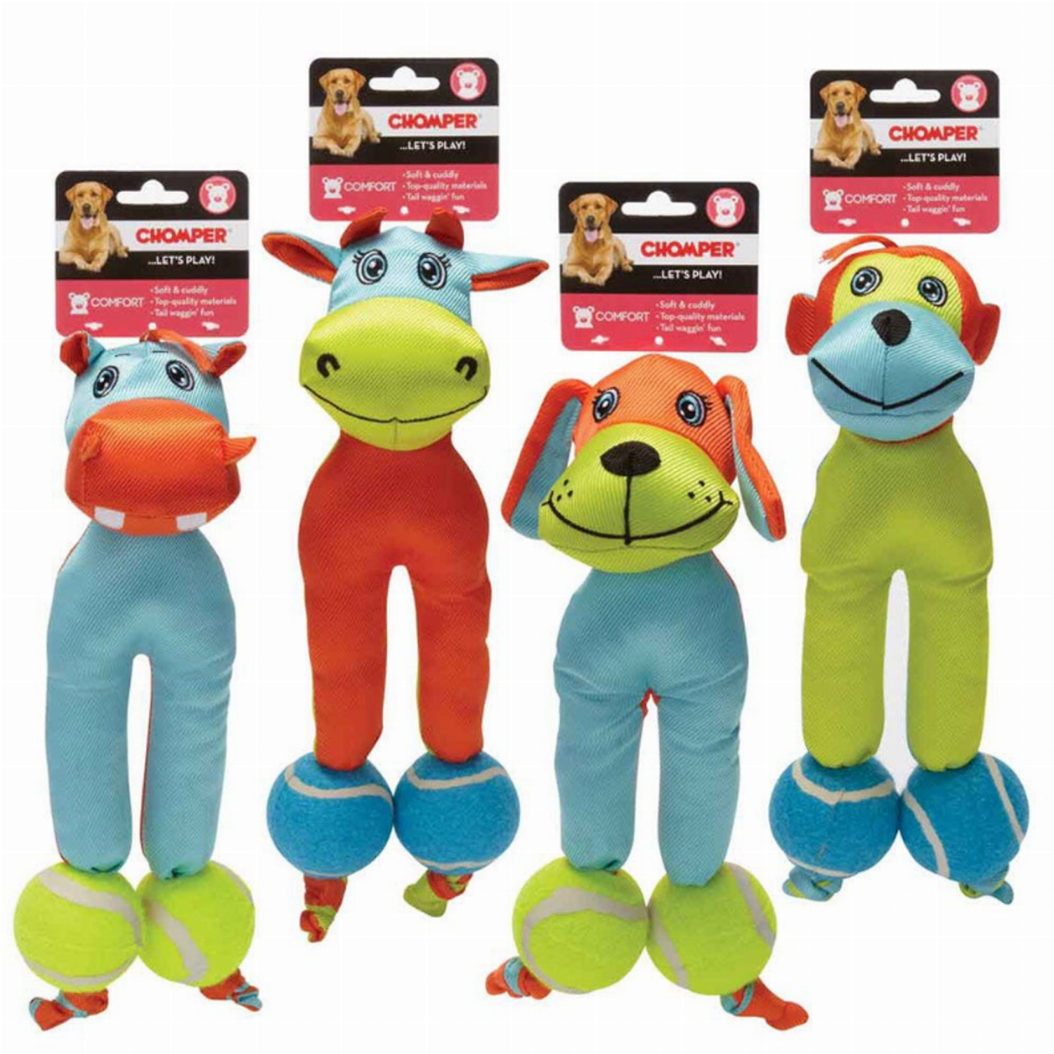 Pet Edge CHP Tennis Tots Monkey Puppy Ast Rope