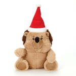 Pet Edge Chuckles Hedgehog Plush Dog Toy Holiday
