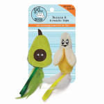 Pet Edge CIG Banana & Avocado Catnip Toy 2pk Toys