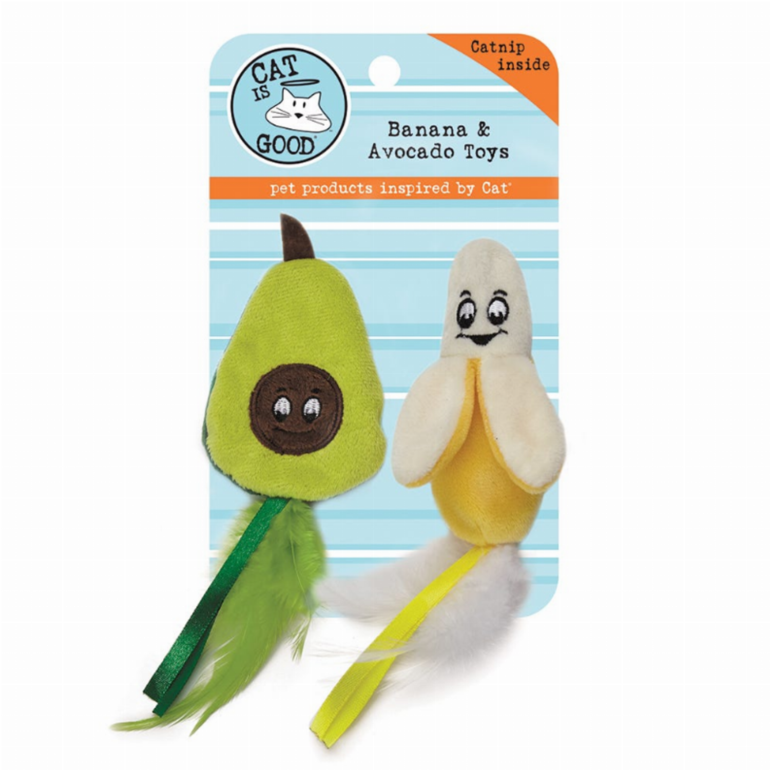 Pet Edge Toys Pet Edge CIG Banana & Avocado Catnip Toy 2pk Toys