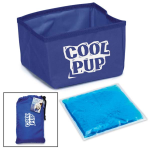 Pet Edge Cool Pup Portable Bowl Blu Portable food & water