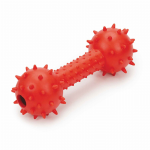Pet Edge DG Spiked TPR Dumbbell with Bell TPR