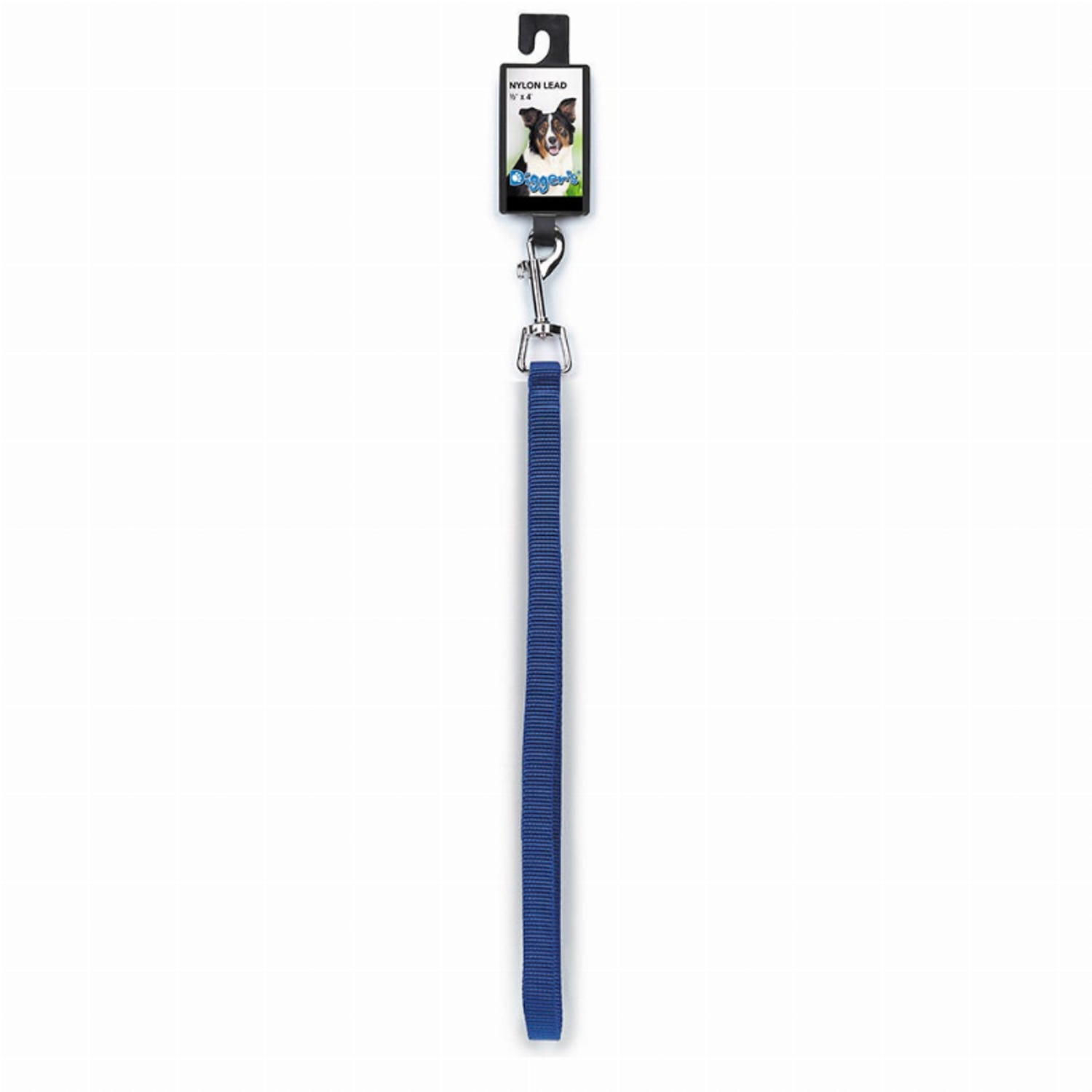 Pet Edge Leads Pet Edge Diggers 1/2in Nylon Lead 48in Blue Leads