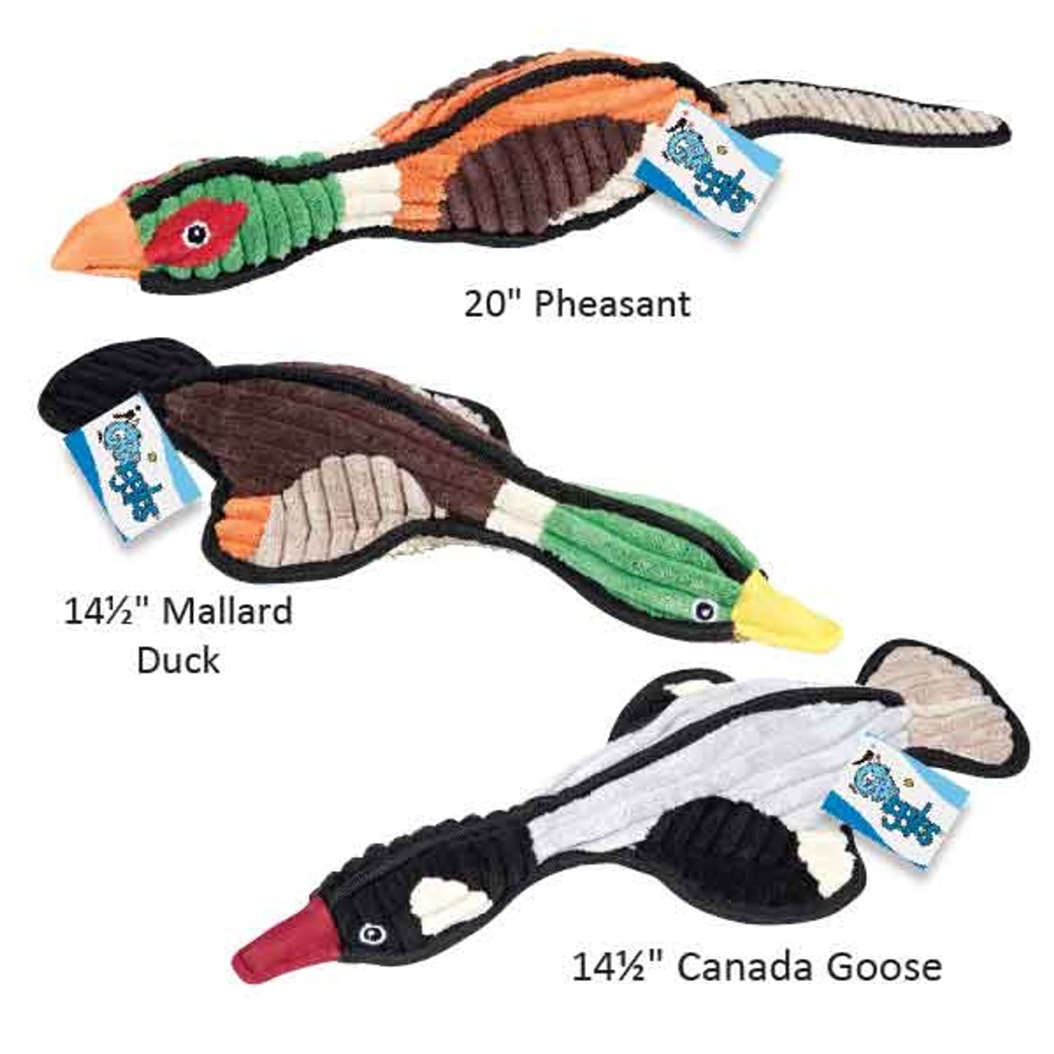 Pet Edge Stuffed Plush Pet Edge GR Flying Flock Pheasant Stuffed Plush