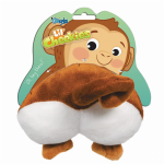 Pet Edge Grriggles Lil' Cheekies Monkey Stuffed Plush