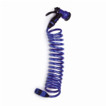 Pet Edge ME 6in1 Coil Spray Hose 120In Blu Tubs