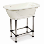 Pet Edge ME Bathe & Go Grooming Tub Ivory Tubs