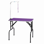 Pet Edge ME Groom Table w/36In Arm 36x24In Pur Tables