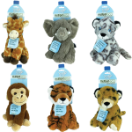 Pet Edge Multipet Eco Safari Animal Asst 8In Stuffed Plush