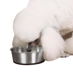Pet Edge PS SS Bowl w/Silicone Base 30oz Dishes