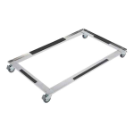 Pet Edge PS SS Modular Kennel Base w/Wheel S ProCages & Kennels