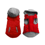 Bark Fifth Avenue Reversible Hooded Coat Dog Clothes