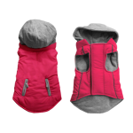 Bark Fifth Avenue Reversible Hooded Coat Dog Clothes