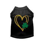Bark Fifth Avenue Shamrock Heart Dog Clothes