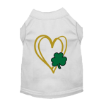 Bark Fifth Avenue Shamrock Heart Dog Clothes