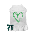 Bark Fifth Avenue Shamrocks & Hearts Dog Dress/Shirt Dog Clothes